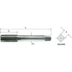 Somta Series 519 - HSS Straight Flute Short Left Hand Second (Intermediate) Tap M5 x 0.8mm