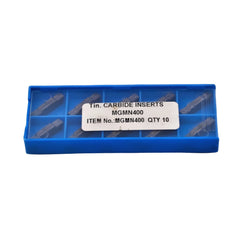 Carbide Grooving Inserts MGMN400 TiAlN Coated 4.0mm (Pack of 10) - Twin Eagle Imports