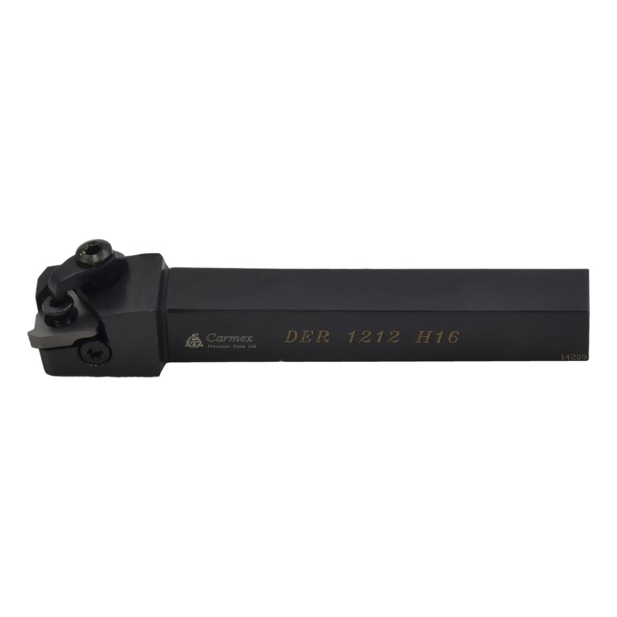 Carmex DER 1212 H16 External Thread Toolholder, 16 mm Insert - Twin Eagle Imports