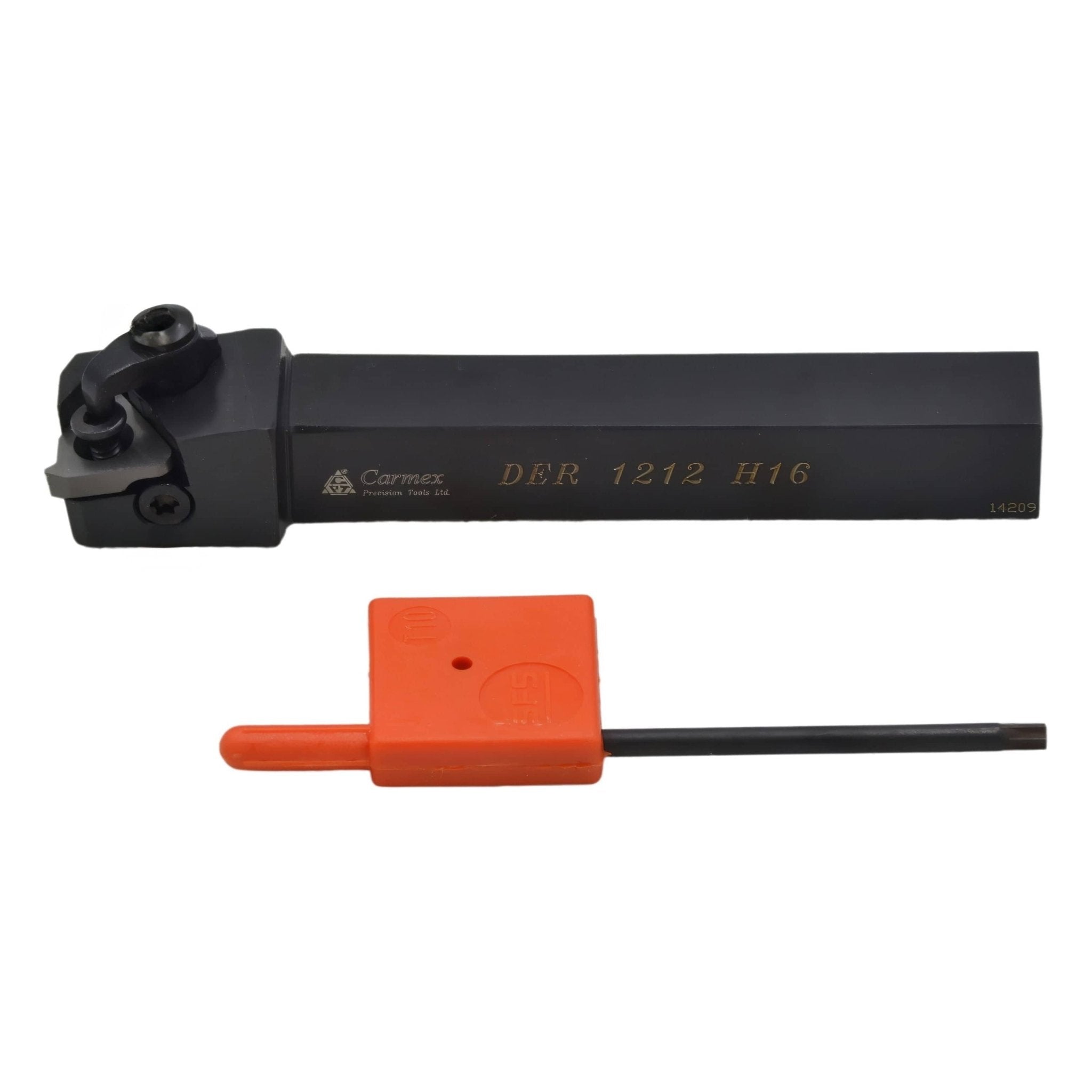 Carmex DER 1212 H16 External Thread Toolholder, 16 mm Insert - Twin Eagle Imports