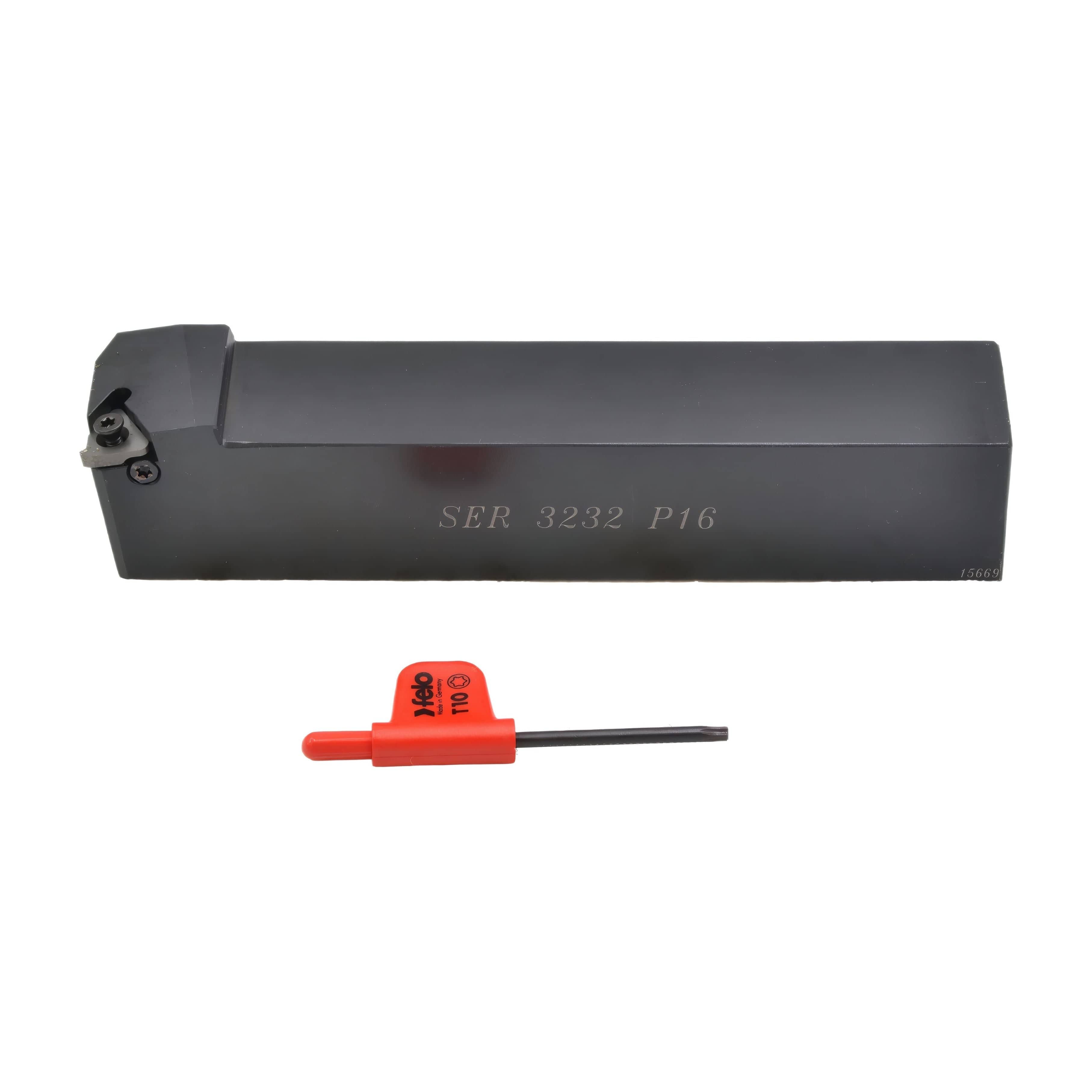 CARMEX PRECISION TOOLS LTD Turning Tool Carmex External Thread Turning Tool Holder SER 3232 P16 32mm Shank