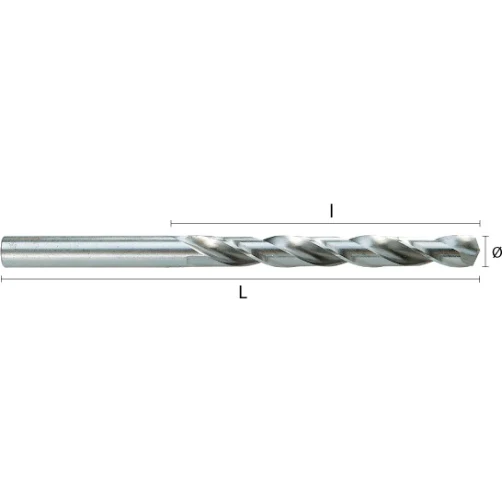 Hepyc 19/64" HSS Jobber Drill Bit DIN 338