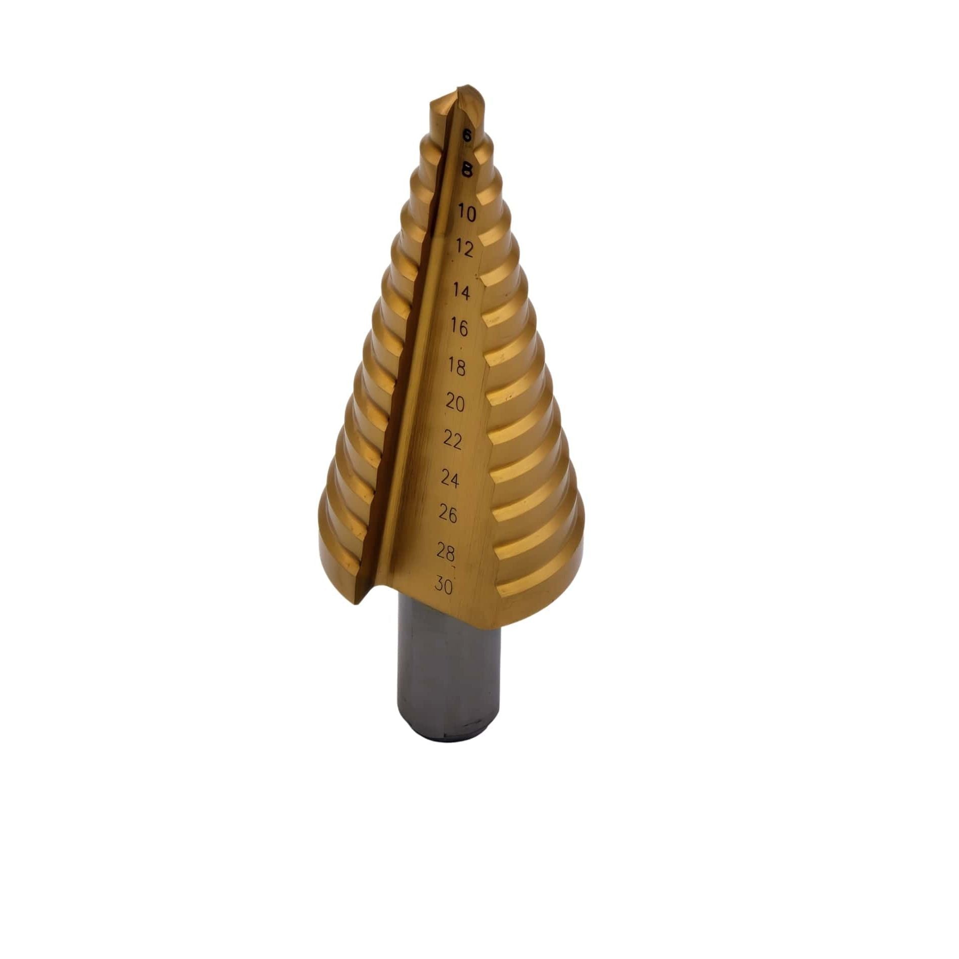 CH Tools HSS-E TiN Step Drill Bit 6–30mm – 13 Steps - Twin Eagle Imports