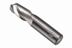 Kyocera SGS 40382 20mm 2 Flute Bright Uncoated Stub Carbide Ball Nose End Mill