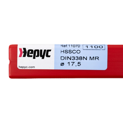 Hepyc 17.5mm HSS-Co Reduced Shank Drill – DIN 338 MR