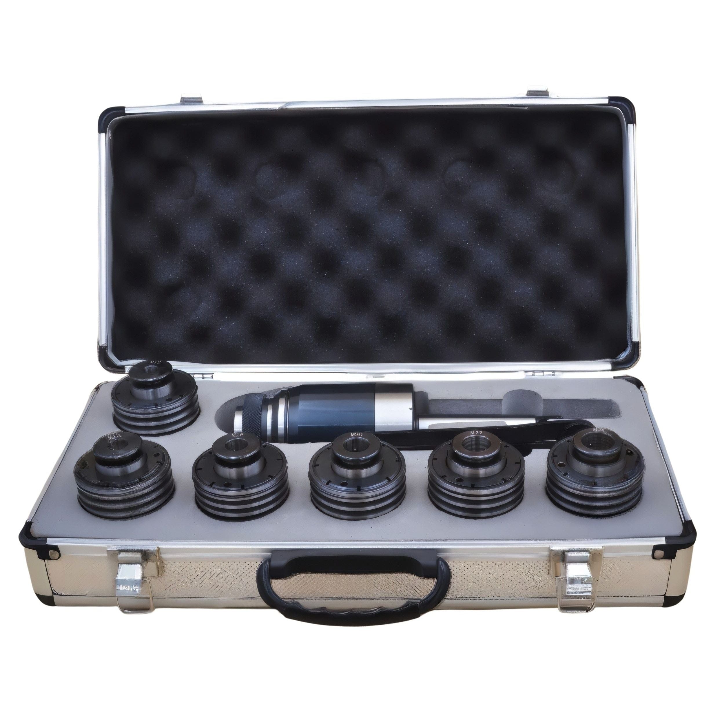 DAJIU ACCESSORIES DAJIU MT3 Tap Chuck Set M12–M24 with Interchangeable Adapters