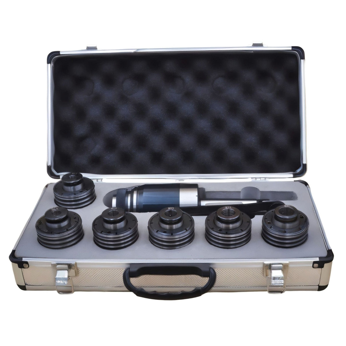 DAJIU MT3 Tap Chuck Set M12–M24 with Interchangeable Adapters - Twin Eagle Imports
