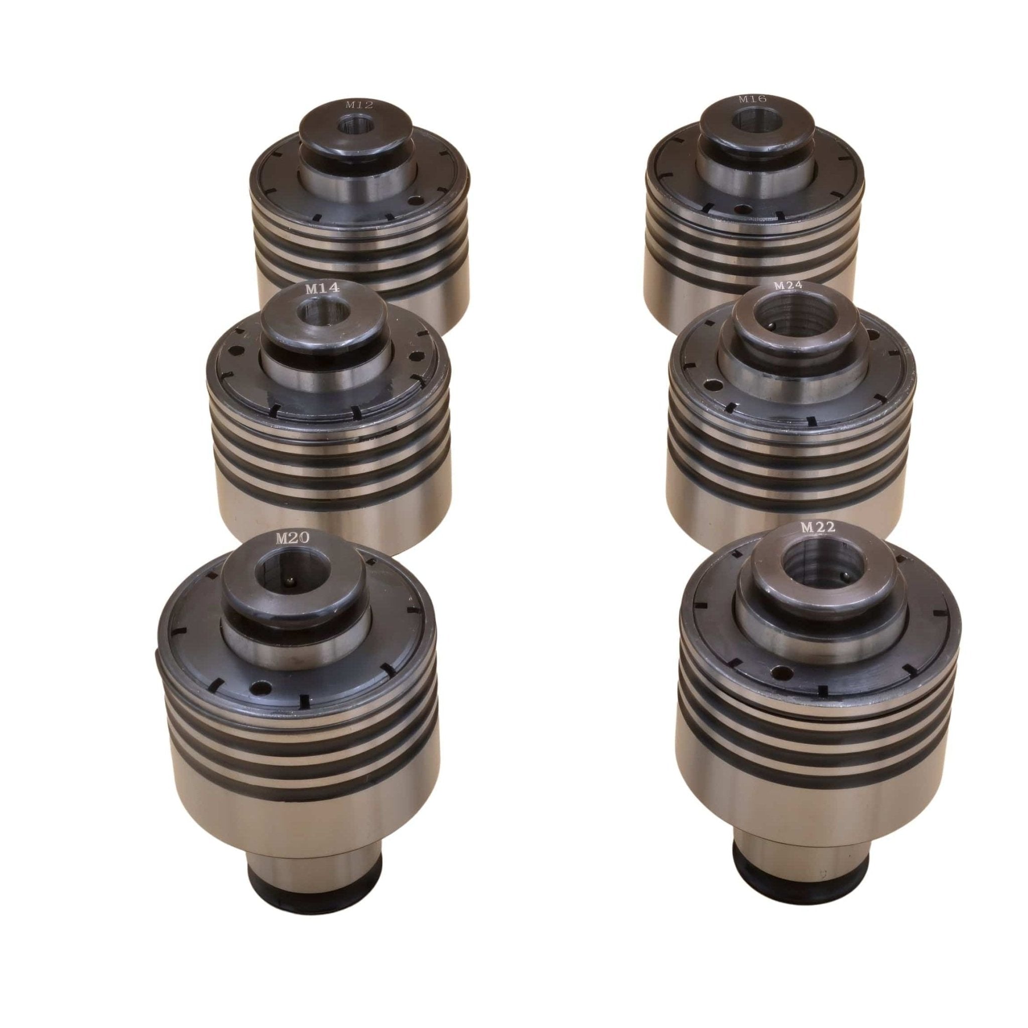 DAJIU MT3 Tap Chuck Set M12–M24 with Interchangeable Adapters - Twin Eagle Imports