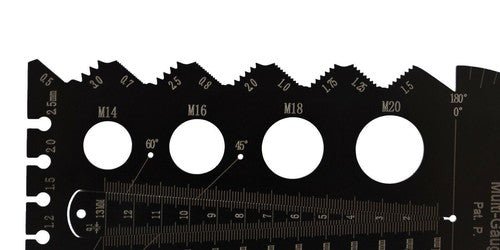Dasqua Metric Multi-Function Thread Pitch Gauge - Twin Eagle Imports