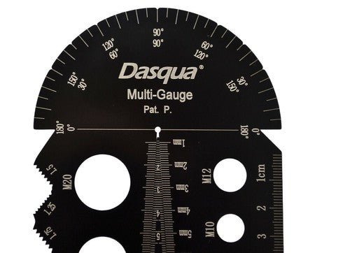 Dasqua Metric Multi-Function Thread Pitch Gauge - Twin Eagle Imports