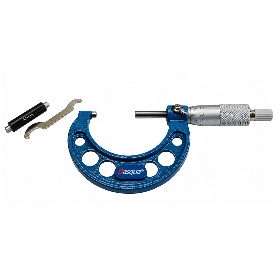 Dasqua Outside Micrometer 50 - 75 mm Series 4111-8115A - Twin Eagle Imports