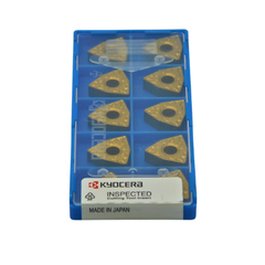 10pc Kyocera WNMG080408PT CA525 – Turning Insert (Medium to Roughing, PT Chipbreaker)
