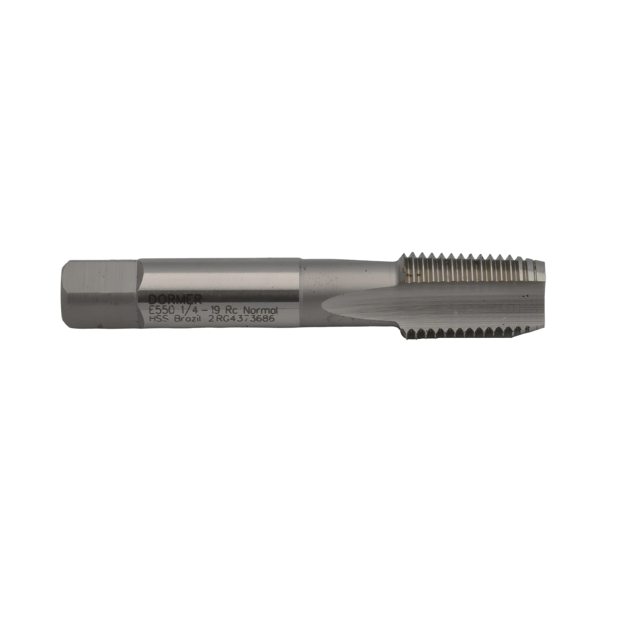 DORMER TAPS Dormer E5501/4 – 1/4" BSPT Rc HSS Straight Flute Hand Tap