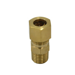 DOT Brass Connector Brass Compression Male Female Connector (T3/8xM1/4)