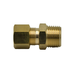 DOT Brass Connector Brass Compression Male Female Connector (T3/8xM3/8)