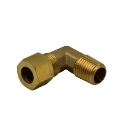 DOT Brass Connector Brass Compression Union 90° Male Female Elbow (T3/8xM1/4)