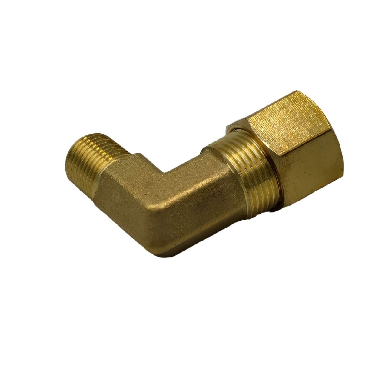 DOT Brass Connector Brass Compression Union 90° Male Female Elbow (T3/8xM1/8)