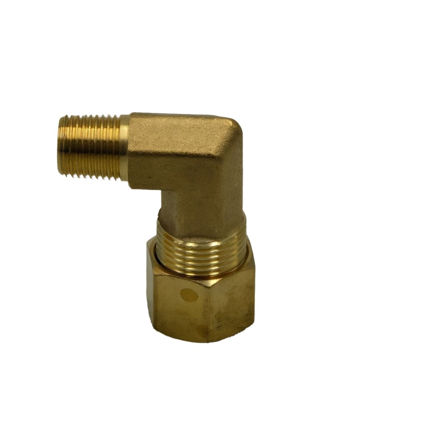 DOT Brass Connector Brass Compression Union 90° Male Female Elbow (T3/8xM1/8)
