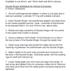 Double Dinger – The Easy Solution for Plumbing Misalignment 40mm - Twin Eagle Imports