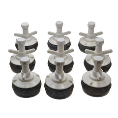 DRAINCHEM Expanding Plumbing Plug 9x Nylon Mechanical Pipe Test plug bung with 13mm bypass 85mm to 92mm