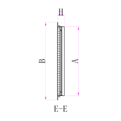Ductsure Eggcrate Hinged Polyester Filter – EGHF-P 600550 (595 x 545 mm) - Twin Eagle Imports