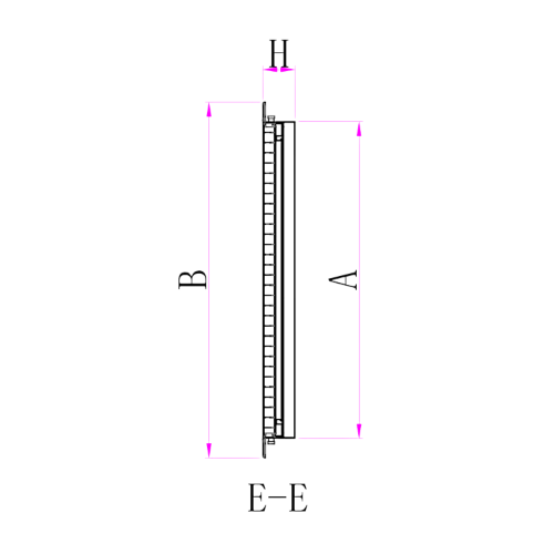 Ductsure Ventilation Ductsure Eggcrate Hinged Polyester Filter – EGHF-P 600500 (595 x 495 mm)