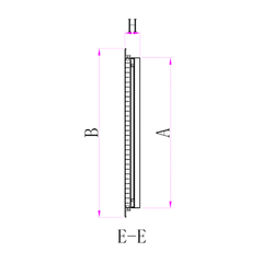 Ductsure Ventilation Ductsure Eggcrate Hinged Polyester Filter – EGHF-P 600500 (595 x 495 mm)