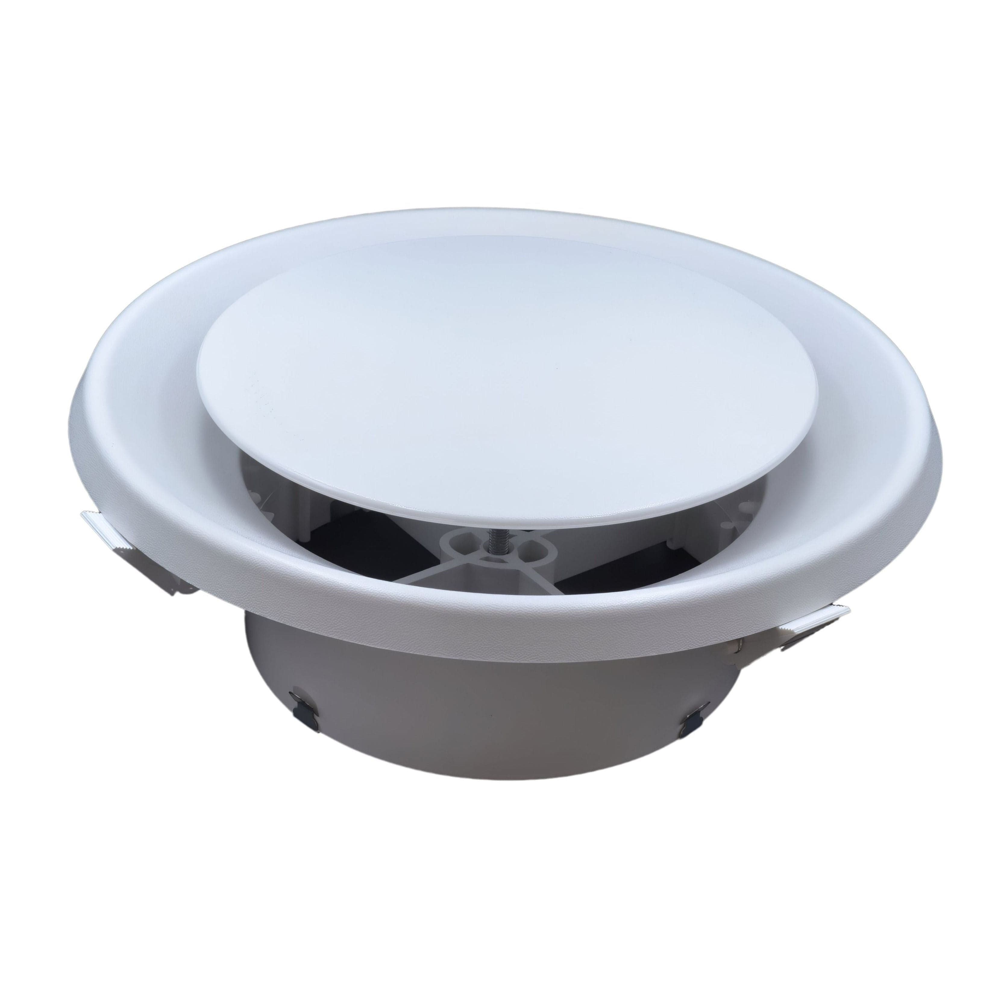 Ductsure Ventilation Ductsure PCD250 Plastic Round Ceiling Cone Vent Diffuser