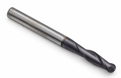 Fullerton 1/4" 2 Flute TiAlN Coated Carbide Ball Nose Endmill - 3215 Series