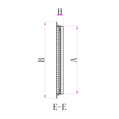 Ductsure Eggcrate Hinged Polyester Filter – EGHF-P 600550 (595 x 545 mm)