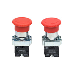 Emergency Stop E-Stop XB2 without casing set of 2 Switch Electrical 12V 24V XB2-BS545 - Twin Eagle Imports