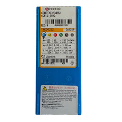 Kyocera S08X-SCLCR06-10A Boring Bar paired with 10pcs CCMT060204HQ CA125P inserts