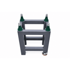Flatline Granite Surface Plate 400 x 400 x 60mm with Stand & Levelling Table - Twin Eagle Imports