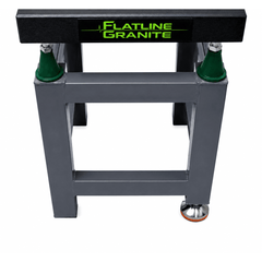 Flatline Granite Surface Plate 400 x 400 x 60mm with Stand & Levelling Table - Twin Eagle Imports