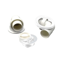 Flexible Plumbdinger - White Plated Brass Plug 40mm - Twin Eagle Imports