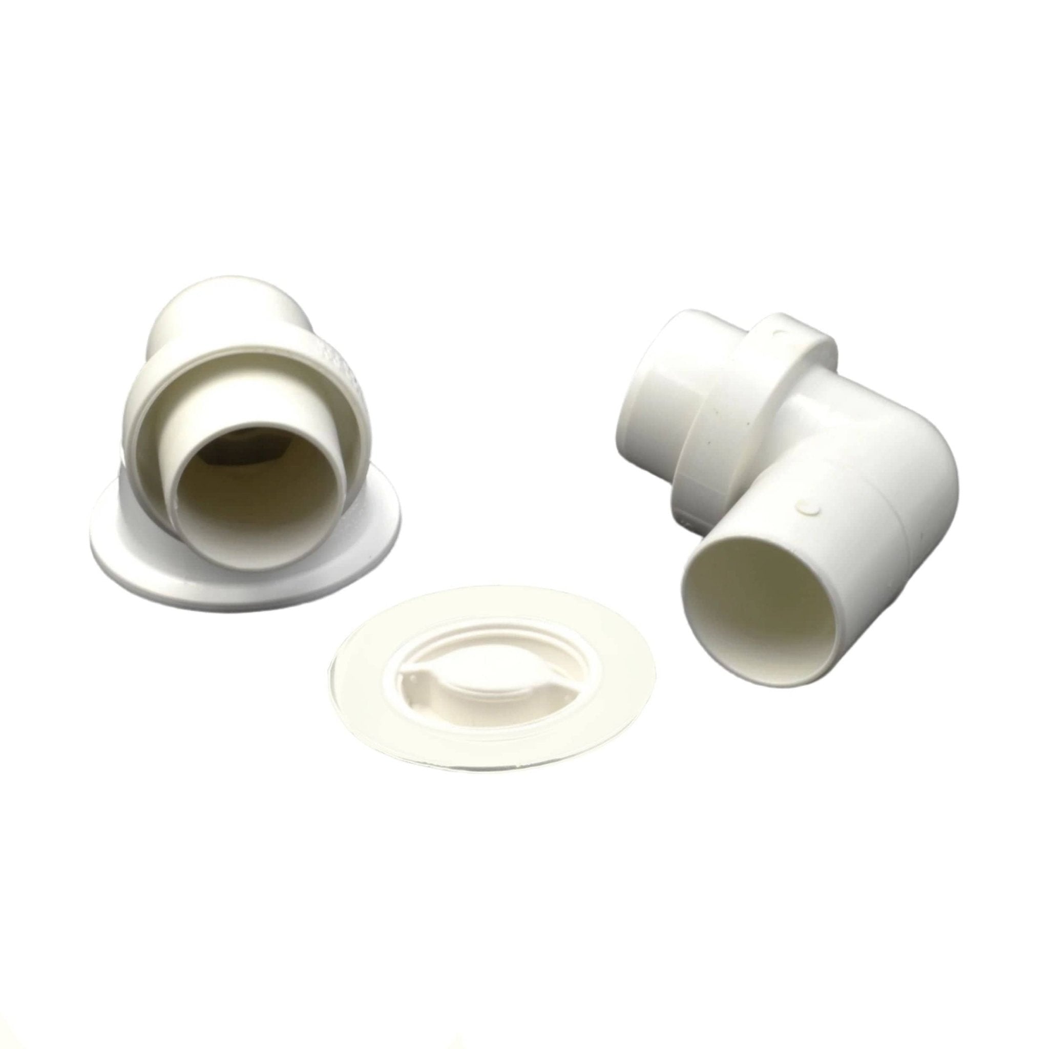 Flexible Plumbdinger - White Plated Brass Plug 40mm - Twin Eagle Imports