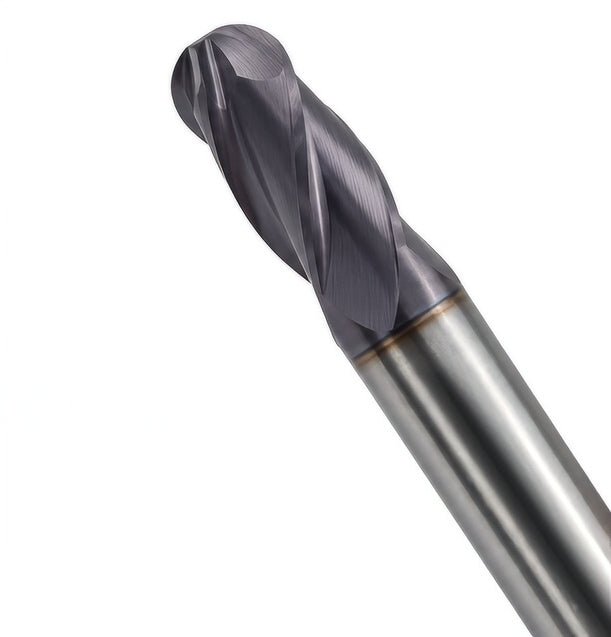 Fullerton 10.0mm 4 Flute TiAlN Coated Carbide Ball Nose Endmill - 3200 Series - Twin Eagle Imports