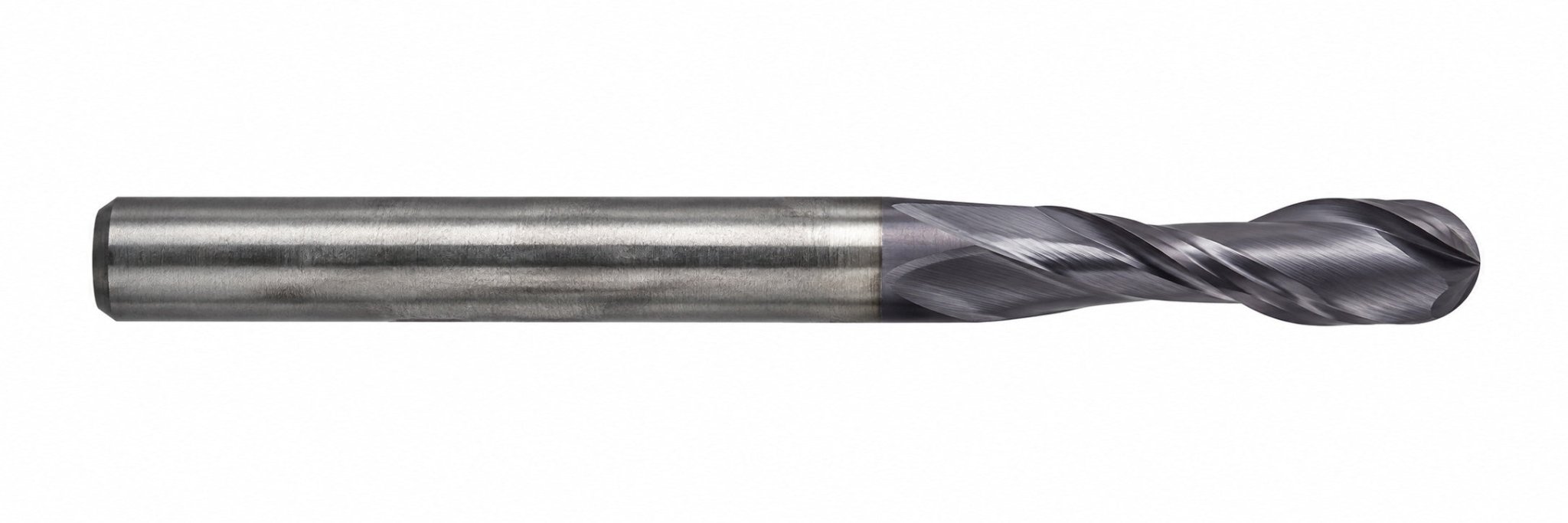 Fullerton 1/8" 2 Flute TiAlN Coated Carbide Ball Nose Endmill - 3215 Series - Twin Eagle Imports