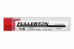 Fullerton 1/8" 2 Flute TiAlN Coated Carbide Ball Nose Endmill - 3215 Series - Twin Eagle Imports