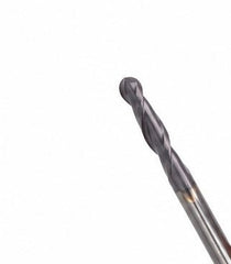 Fullerton 1/8" 2 Flute TiAlN Coated Carbide Ball Nose Endmill - 3215 Series - Twin Eagle Imports