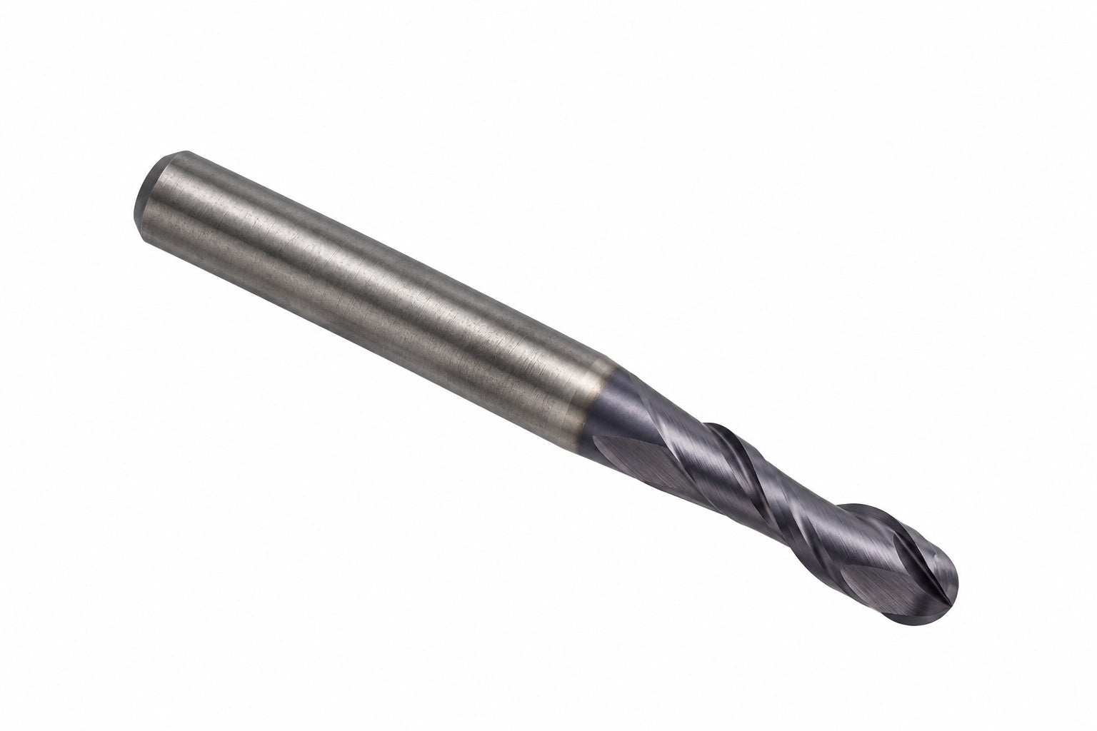 Fullerton 1/8" 2 Flute TiAlN Coated Carbide Ball Nose Endmill - 3215 Series - Twin Eagle Imports