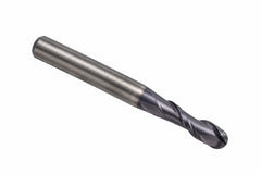 Fullerton 1/8" 2 Flute TiAlN Coated Carbide Ball Nose Endmill - 3215 Series - Twin Eagle Imports
