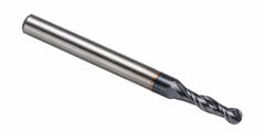 Fullerton 2.0mm 2 Flute TiAlN Coated Carbide Ball Nose Endmill - 3215 Series - Twin Eagle Imports