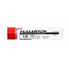 Fullerton 30611 1/8 Inch 4 Flute TiAlN Coated Carbide Square End Mill - Twin Eagle Imports