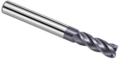 Fullerton 33815 1/4" 4 Flute TiAlN Coated Corner Radius End Mill