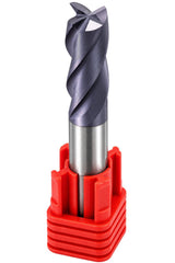 Fullerton 33818 0.5000" 4 Flute TiAlN Coated Corner Radius End Mill - Twin Eagle Imports