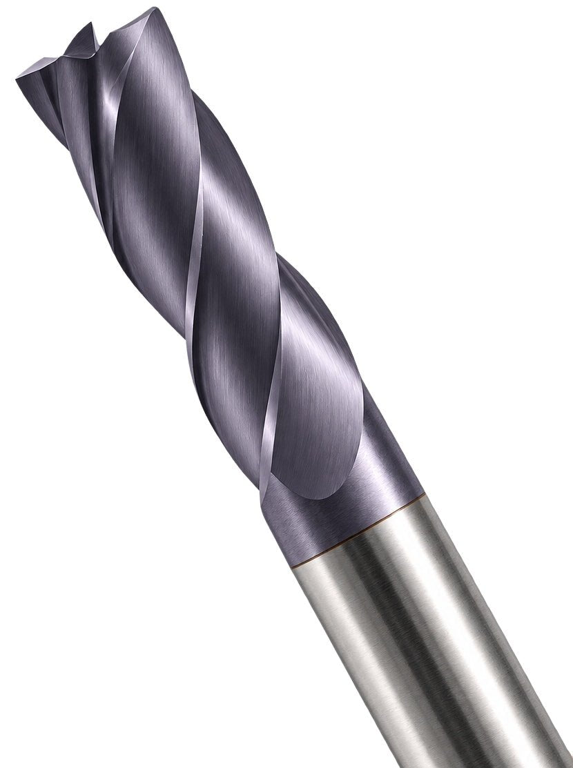 Fullerton 33818 0.5000" 4 Flute TiAlN Coated Corner Radius End Mill - Twin Eagle Imports