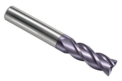 Fullerton 33818 0.5000" 4 Flute TiAlN Coated Corner Radius End Mill - Twin Eagle Imports