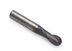 Fullerton 7/16" 2 Flute TiAlN Coated Carbide Ball Nose Endmill - 3215 Series - Twin Eagle Imports