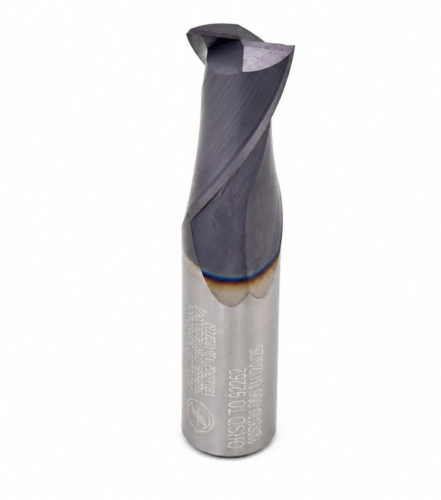 Fullerton 92252 0.7874" 2 Flute TiAlN Coated Standard Square End Mill - Twin Eagle Imports
